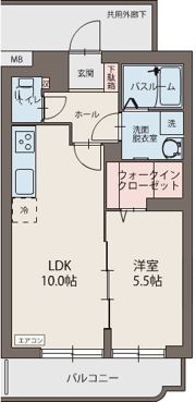 ヴィラ・ソレイユの間取り画像