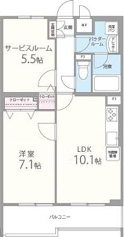 エスポアール西大路の間取り画像