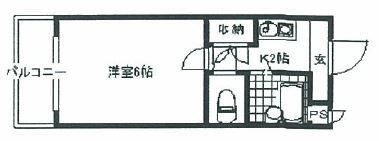 エリートNAKANOⅡ棟の間取り画像