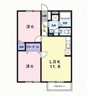 ファミールロジュマンAの間取り画像