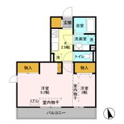 モリ ロワイヤル 2ndの間取り画像