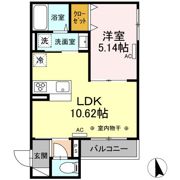 セレスティア上野町Aの間取り画像