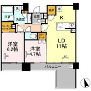 セントラルレジデンス東中野の間取り画像