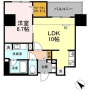 ウィスタリア レジデンス 博多の間取り画像