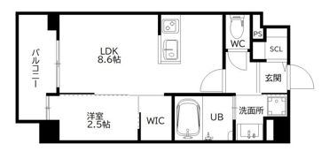アルティザ春日原駅前マークスの間取り画像