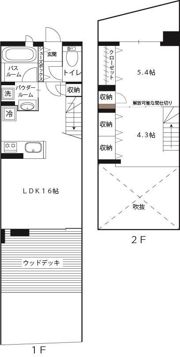 Quattro（クアトロ）の間取り画像
