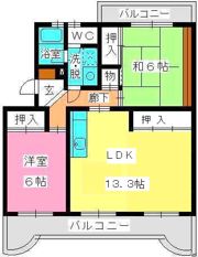 ロイヤルハイツ泉の間取り画像