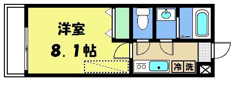 フラッティ大徳寺南の間取り画像