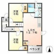 フローレンス古田 Bの間取り画像