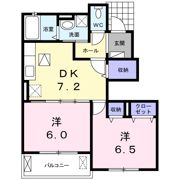 クローバー・Ⅲの間取り画像