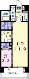 クレール姫路の間取り画像