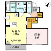 フローラ昭島の間取り画像