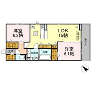 ベルヒルズの間取り画像