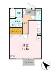 プラムコートの間取り画像