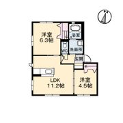 River Court Ⅱ棟の間取り画像