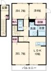 シャルム馬場の間取り画像