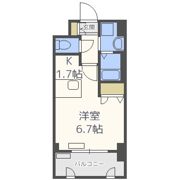 プレサンス三宮東アルバーナの間取り画像