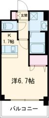 プレサンス三宮東アルバーナの間取り画像