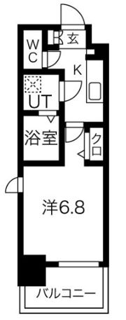 レジュールアッシュ神戸元町の間取り画像