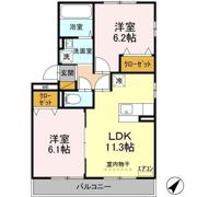 カシータ Ⅲの間取り画像