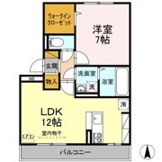 クレール Ⅰ棟の間取り画像