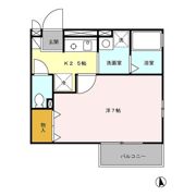 Town Court 124の間取り画像