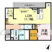 D-square四ツ谷の間取り画像