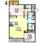 Clashist平野西Westの間取り画像