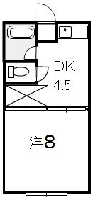 Kハイツ和らぎの間取り画像