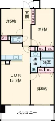 パレ・ロワイヤル栗山の間取り画像
