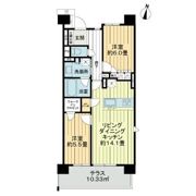 ライオンズ名駅通ゲートライズの間取り画像