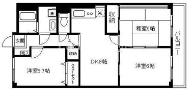 エミネンス湘南Ⅵの間取り画像