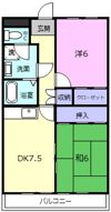 佳千ビルⅡの間取り画像