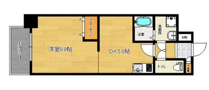 リファレンス浜町の間取り画像