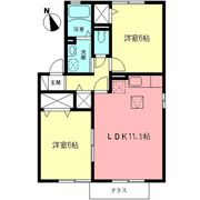 ソレイユ湘南Bの間取り画像