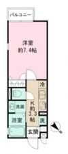 クロスコート町田の間取り画像