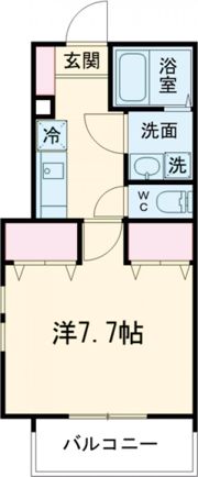 MELDIA新狭山Ⅱの間取り画像