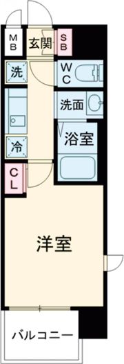 エステムコート神戸ステーションウィズの間取り画像