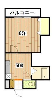 広島畳材6ビルの間取り画像