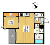 REGALEST大町駅前(REGALEST大町)の間取り画像