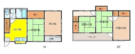 岐阜市天池1丁目戸建の間取り画像