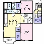 CRESTALLGOTANDAの間取り画像