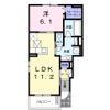 浜方グランコート Aの間取り画像