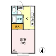 ルグラン小田前 Cの間取り画像