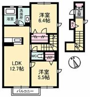 シャーメゾン イズ スクエアー オリエの間取り画像