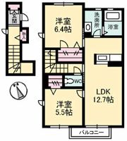 シャーメゾン イズ スクエアー オリエの間取り画像