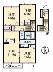 シャーメゾン アンビエラの間取り画像