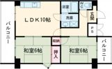 クローバーハイツⅢの間取り画像