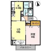 セジュール ウィルモアの間取り画像