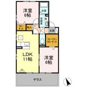 カトルセゾン Aの間取り画像